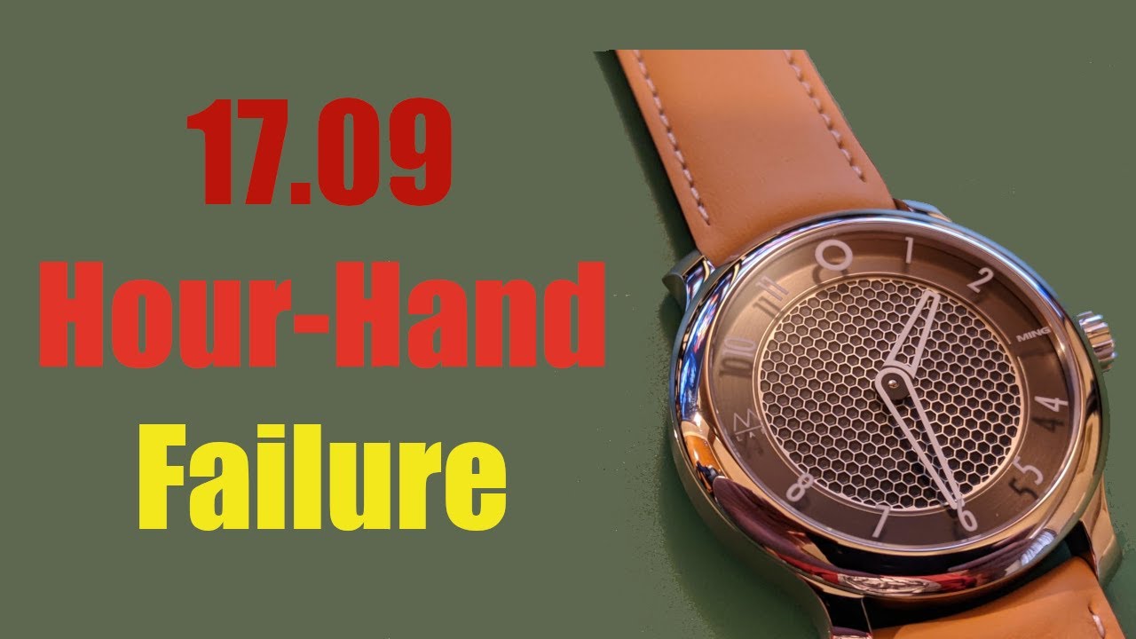 My 17.09  MING x Massena Lab Hour-Hand Failure
