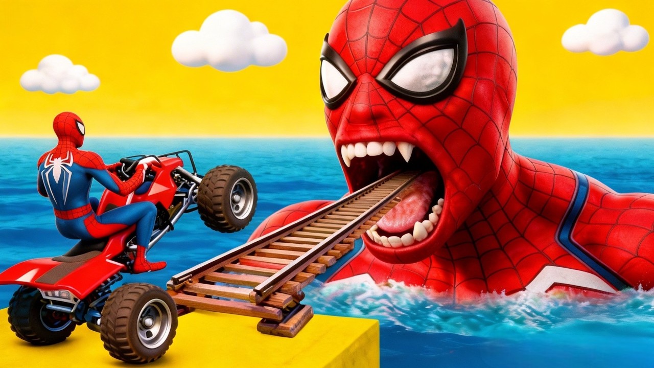 الرجل العنكبوت انقاذ باتمان Spider-Man Rescue batman vs iron man vs venom funny Game GTA 5 superhero