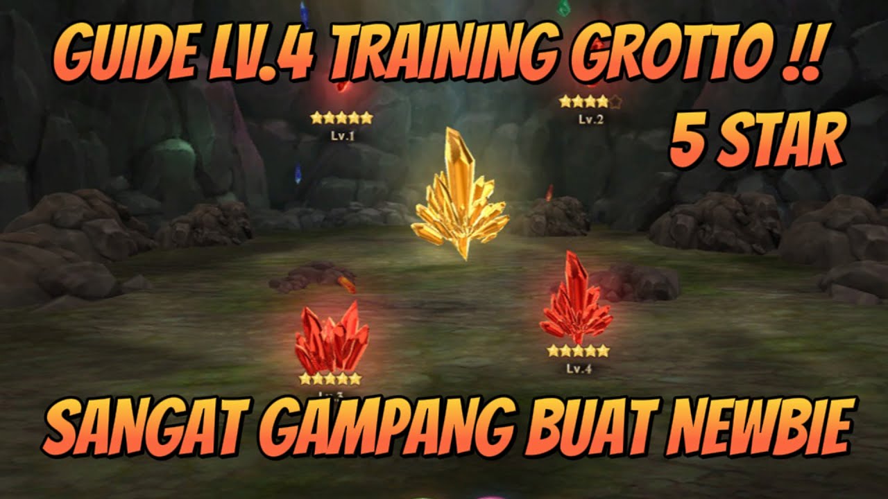 Training Grotto ( Goa Pelatihan ) Lvl 4 Bintang 5 Full Guide !! Bagus Buat Newbie