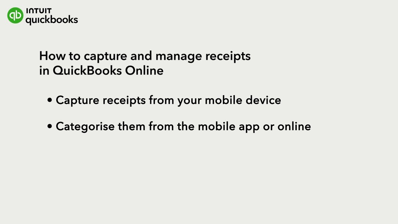 How to capture and manage receipts