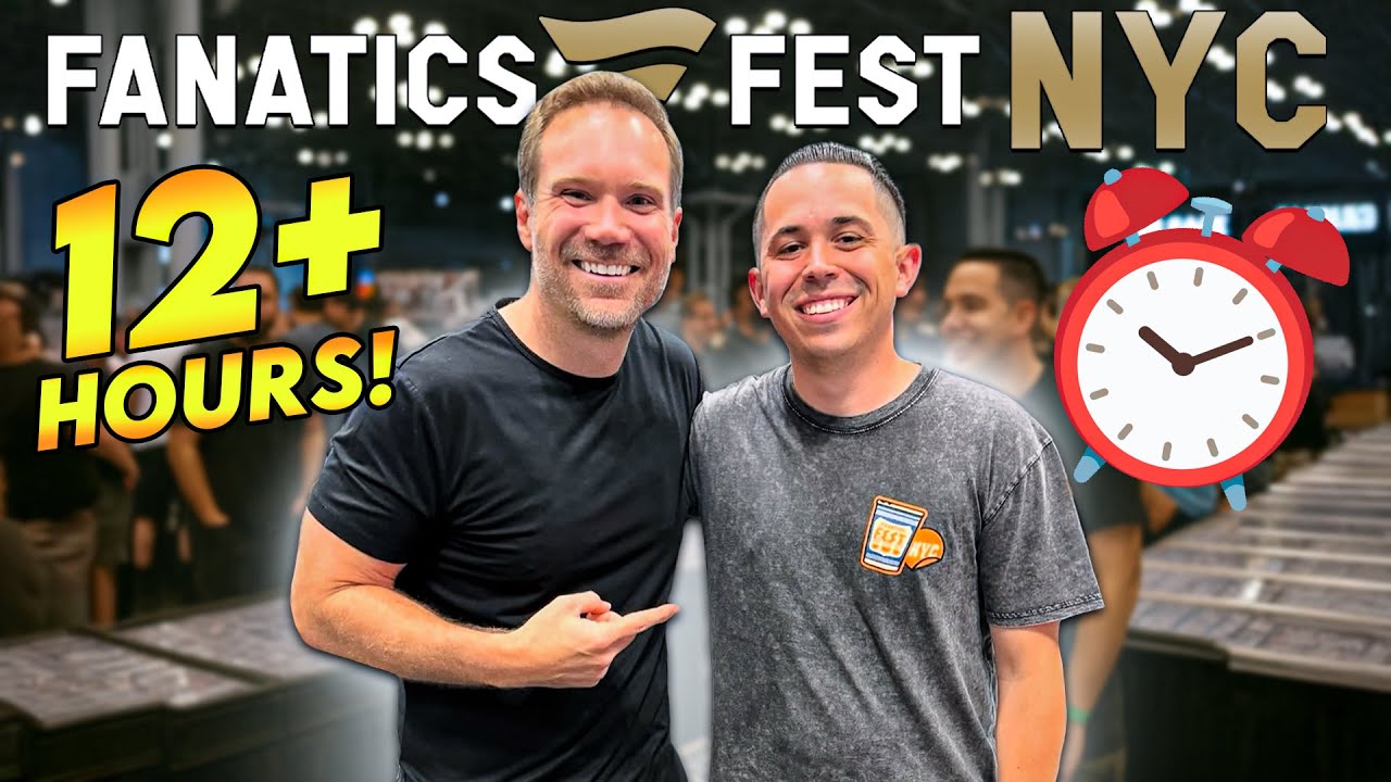Buying For 12+ HOURS At The Most INSANE Card Show EVER! ⏰ *Fanatics Fest Day 2*