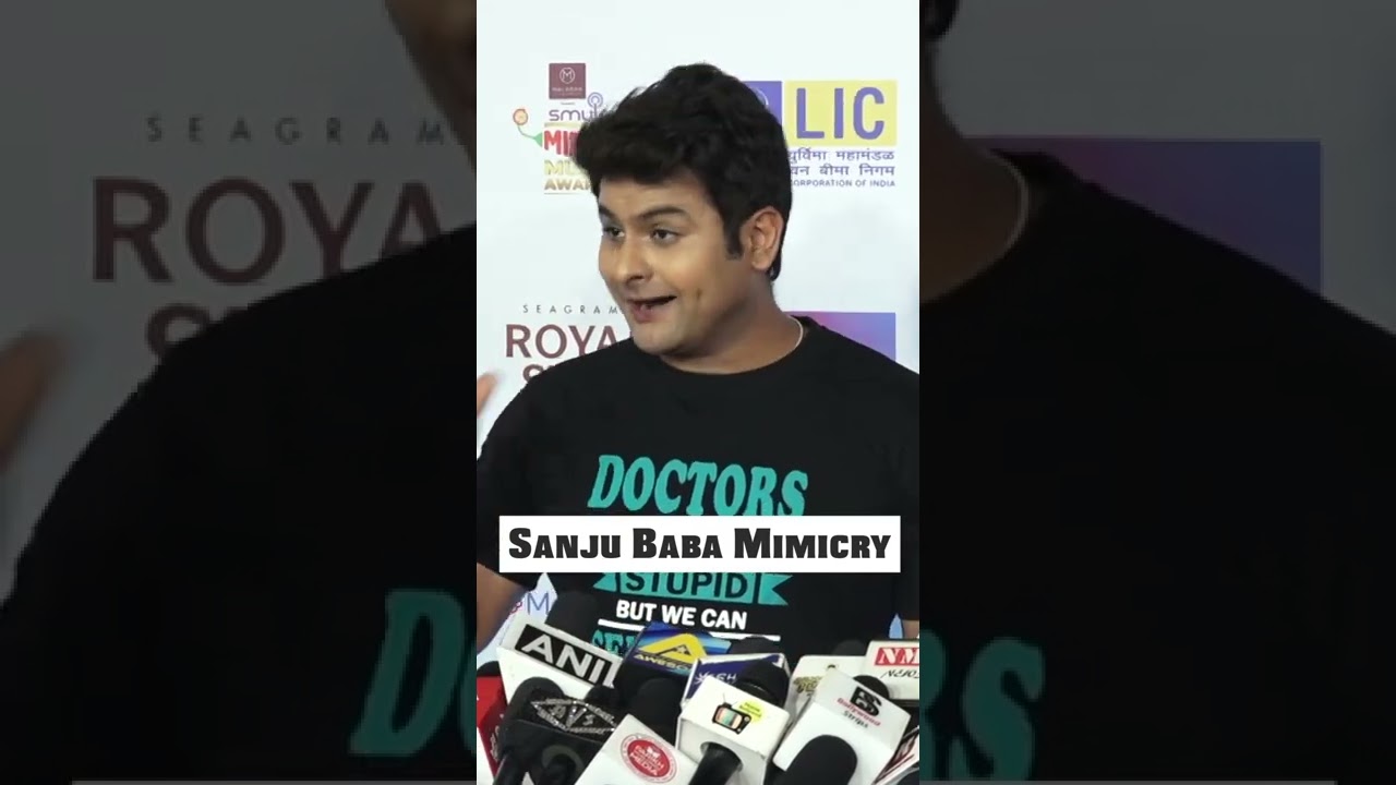 Sanjay Dutt Mimicry by Dr Sanket Bhosale #shorts