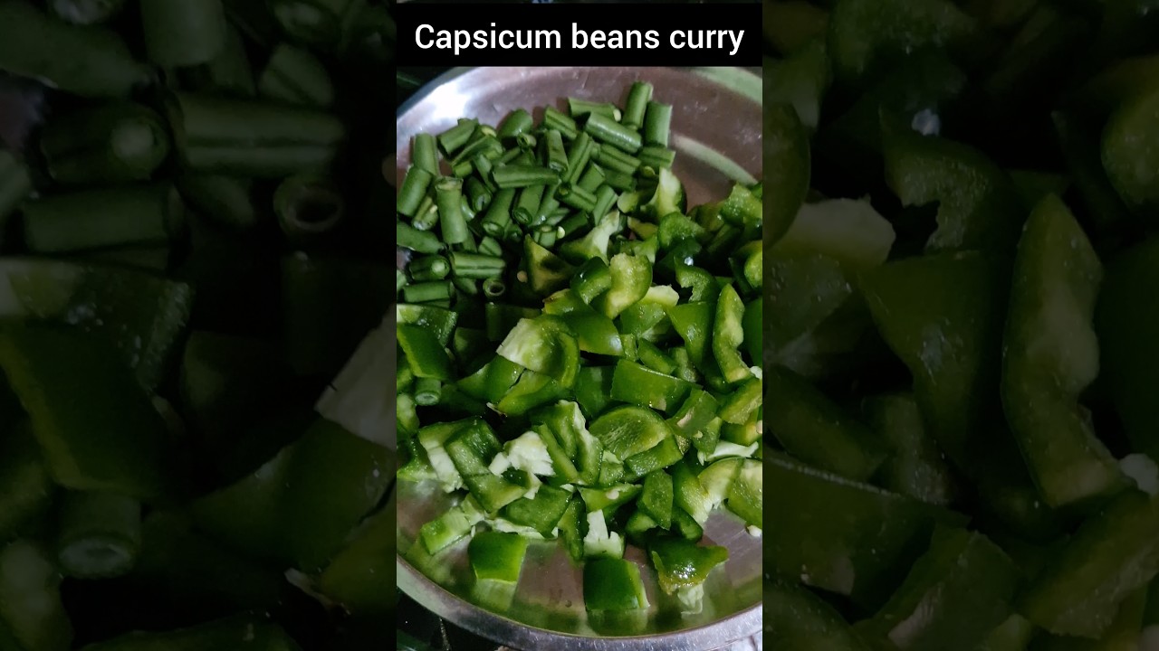 capsicum beans curry#cooking #food #curry #lovecooking
