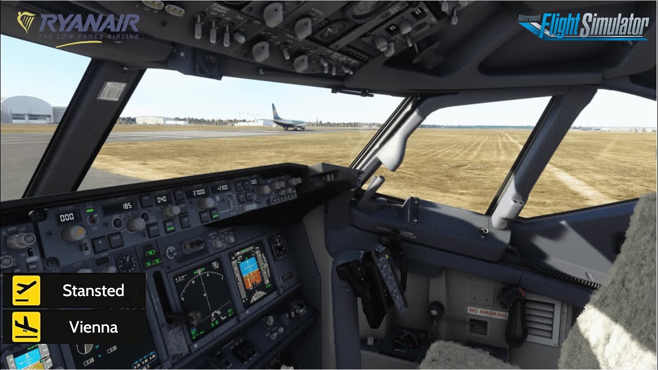 Stansted to Vienna - MSFS 2020 - Ryanair