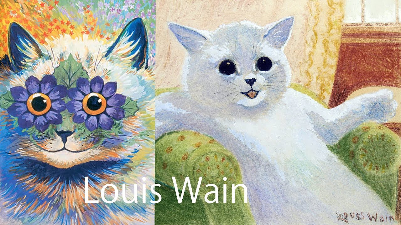 「擬人化猫の画家」ルイス・ウェイン（Louis Wain）の絵画集