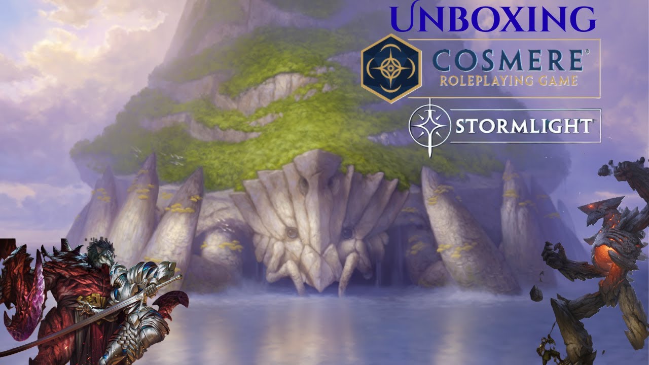 Unboxing Cosmere RPG Stormlight Archive