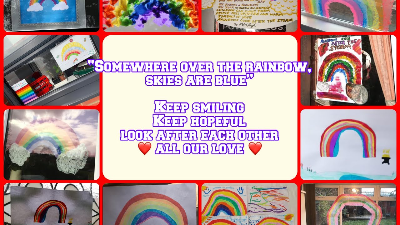 Sign along with us - Somewhere over the rainbow, community isolation hope vid bsl sse Jade christian