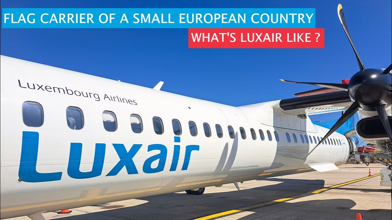 Luxair De Havilland Canada Dash 8-400 - Paris CDG to Luxembourg