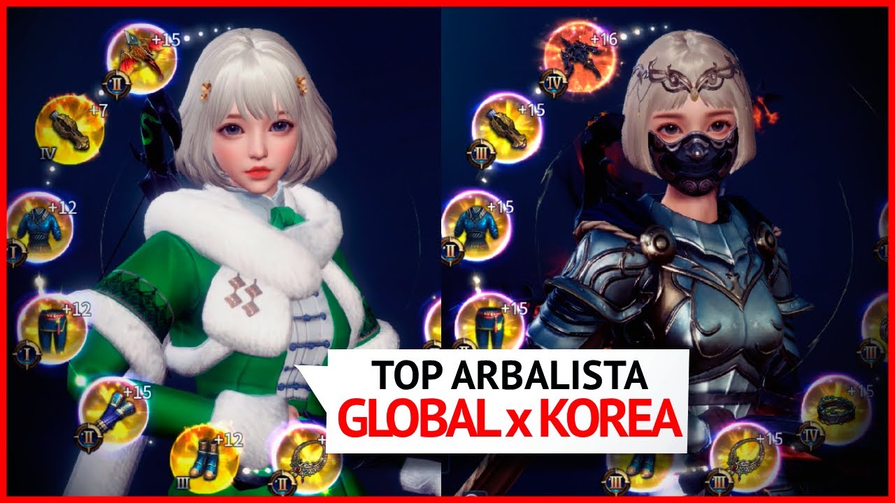 TOP ARBALISTA KOREA vs GLOBAL | ARBALISTA 676K x 773K - MIR4