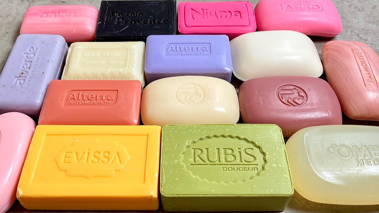 ASMR soap Satisfying video Soap cutting Резка мыла АСМР мыло
