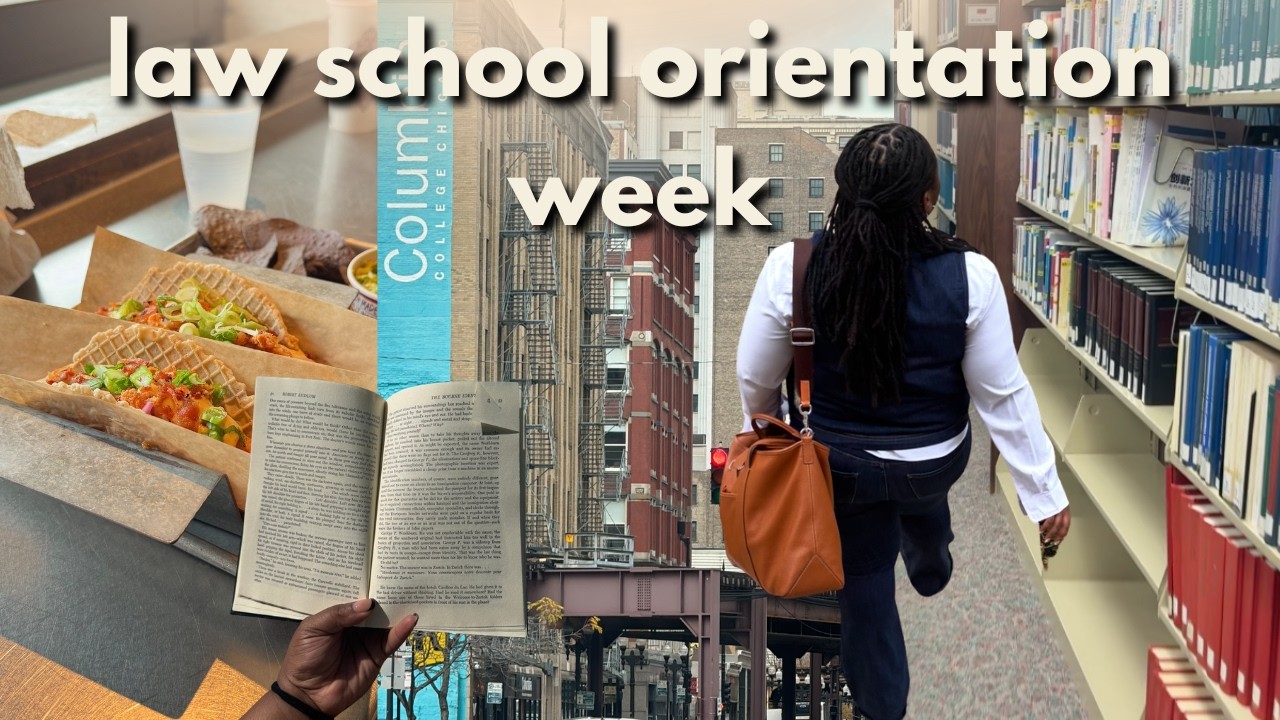starting law school in chicago | dyeing my hair | orientation ✨