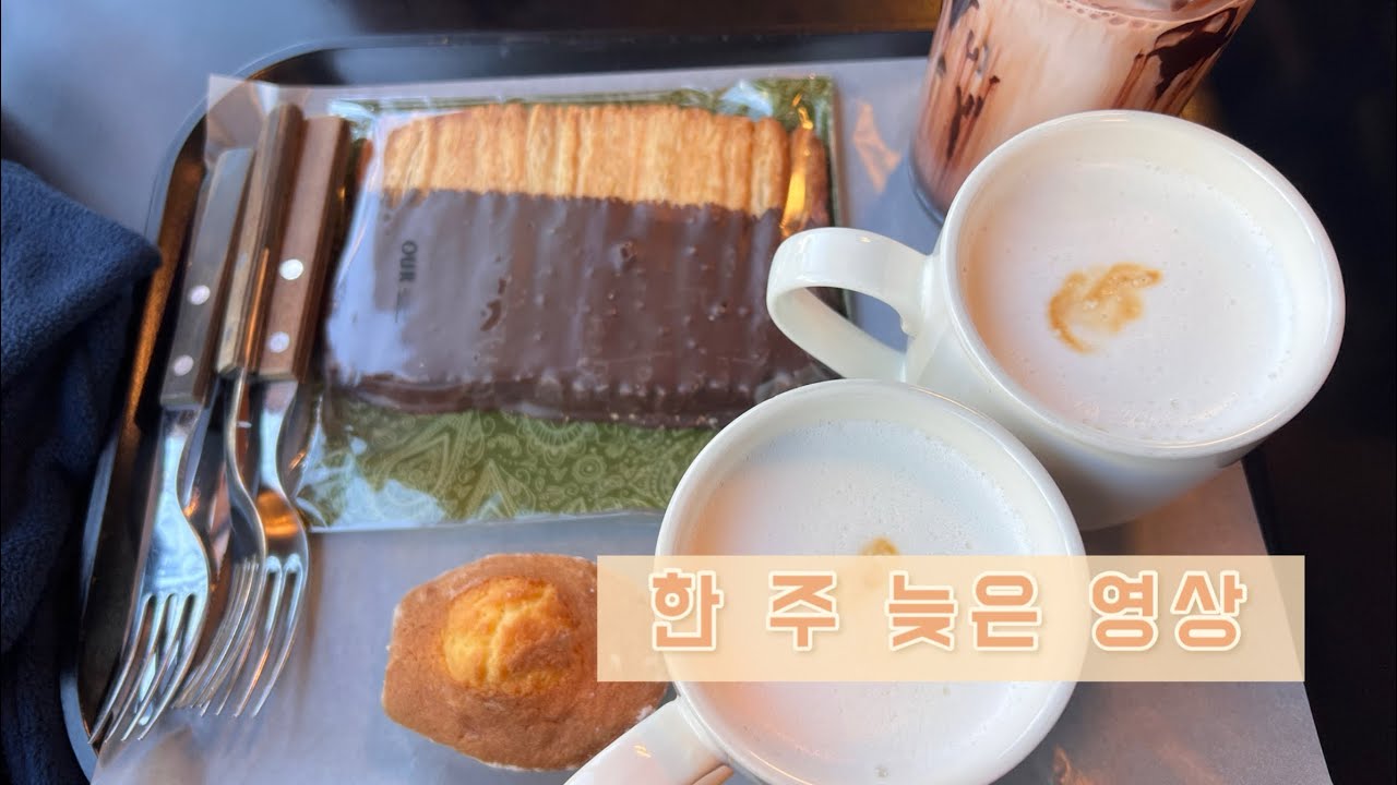 한 주에 영상 하나 올리는 거 생각보다 쉽지 않네/평범했던 한 주