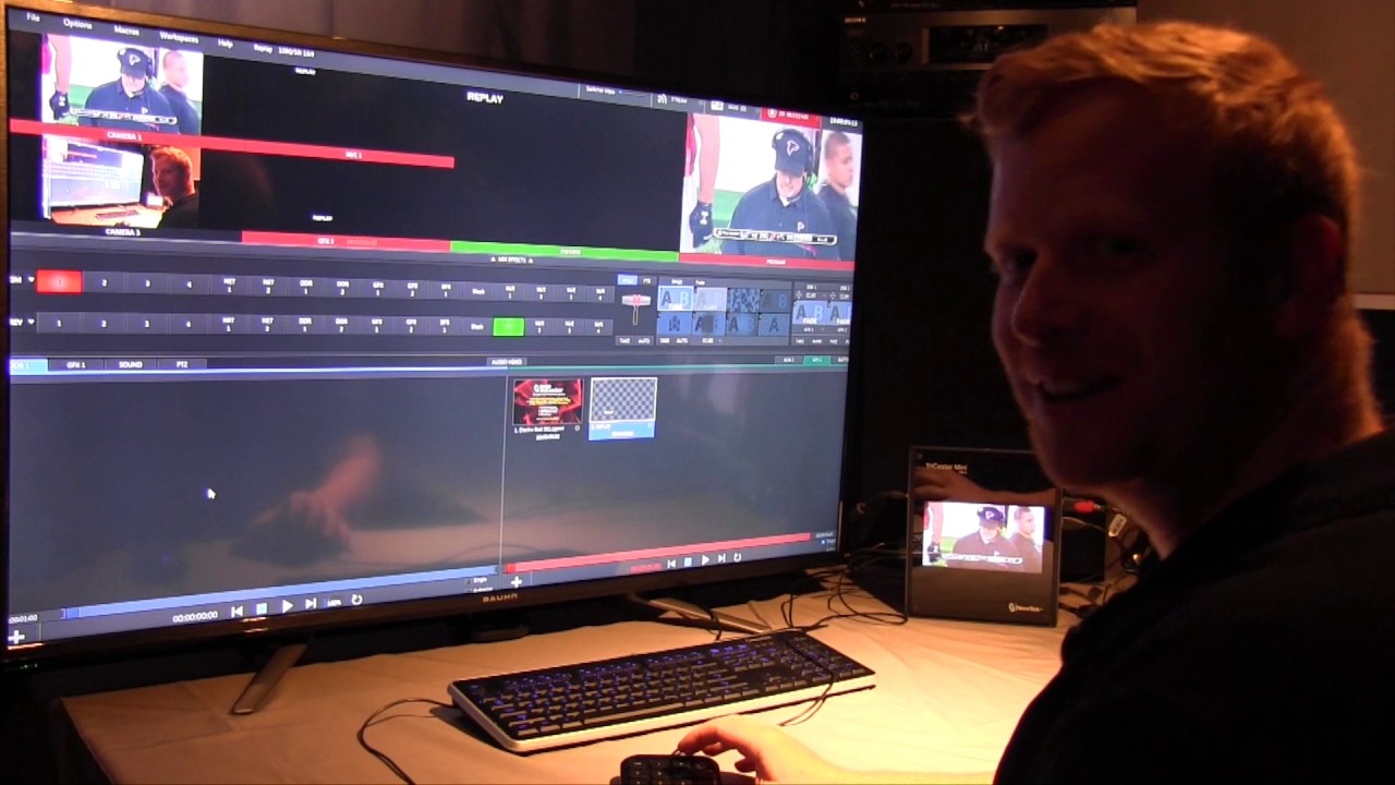 TriCaster Mini Instant Replay with Macros