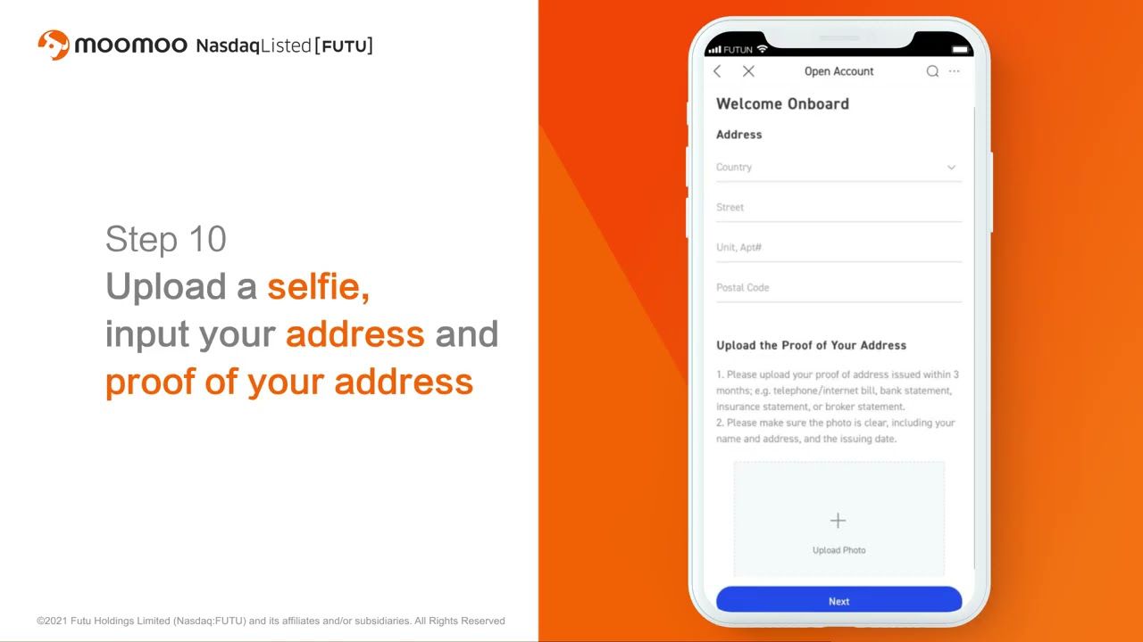 How to open an account with moomoo powered by FUTU