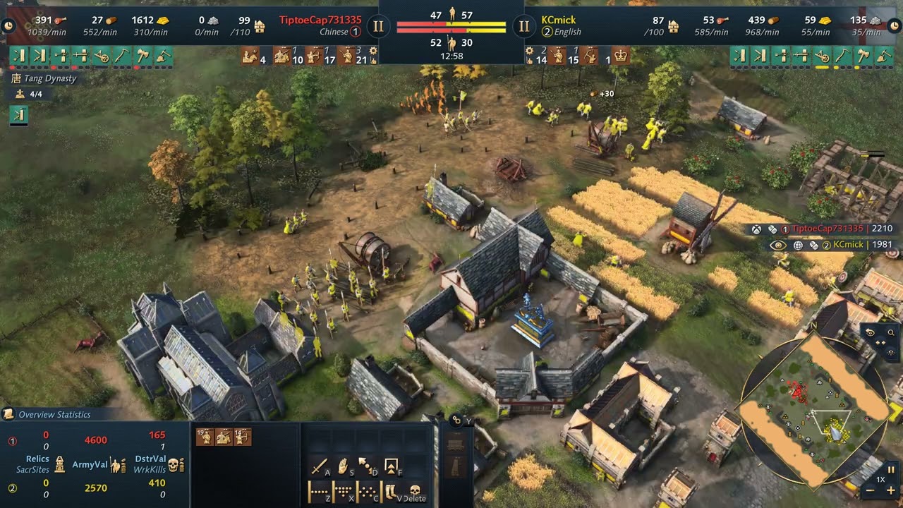AOE4 Ranked ENG (2TC) v China (Pro Scout)