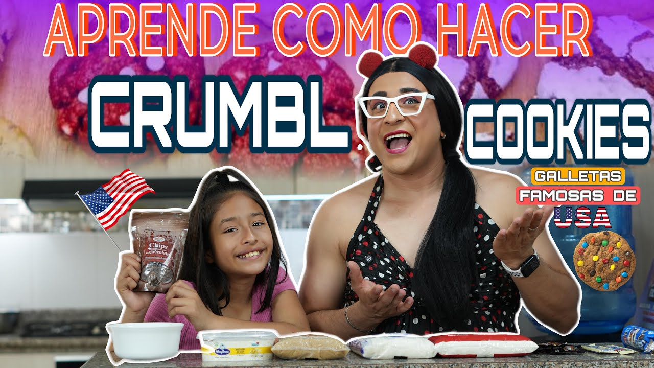Te enseñamos hacer crumbl cookies 😋🍪 (las galletas más famosas de Estados unidos ) hagámosla juntos.