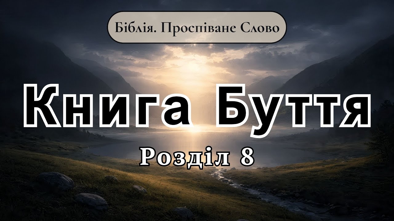 БІБЛІЯ. Книга Буття - Розділ 8