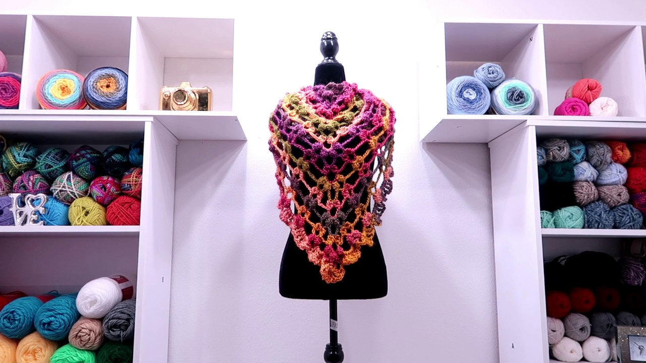 Como Hacer un Chal Triangular crochet