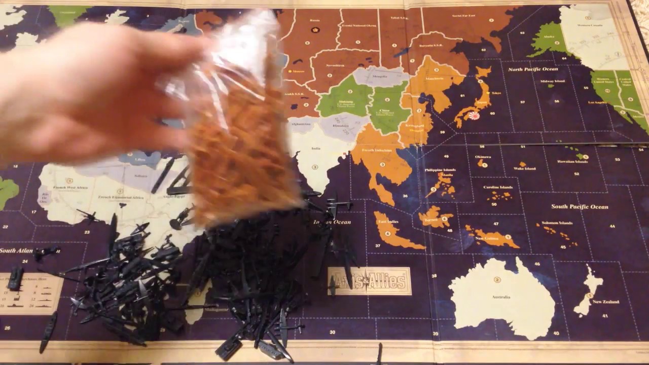 Axis & Allies - Распаковка Настольной Игры
