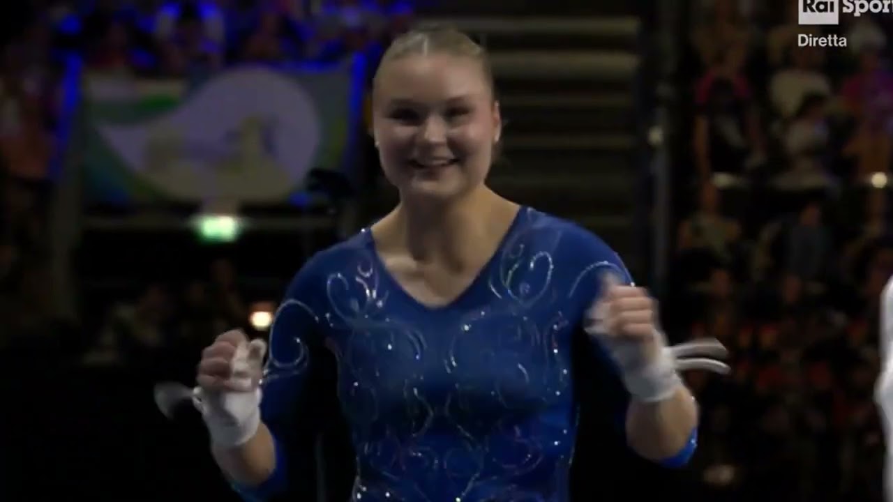 Maisa Kuusikko (FIN) 2025 Leipzig European Championship EF UB (13,600 (6.1)