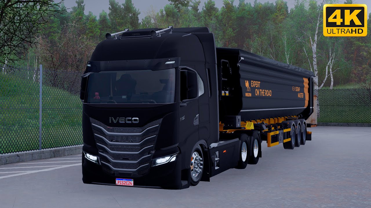 🚛 ETS2 IVECO S-Way Megamod | Best Mod Ever! - | Lighting V2 🌧️ Insane Heavy Load Across Europe!