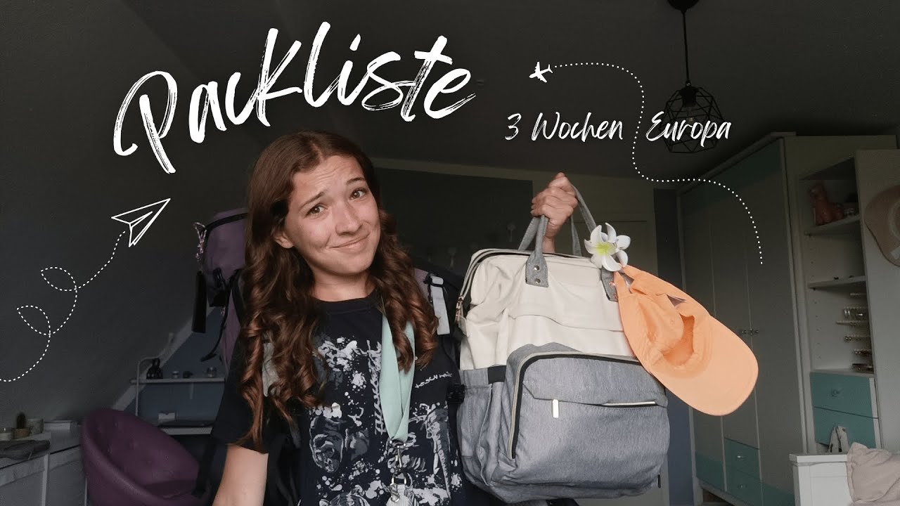 Das packe ich für 3 Wochen | Interrail Europa pt. 1