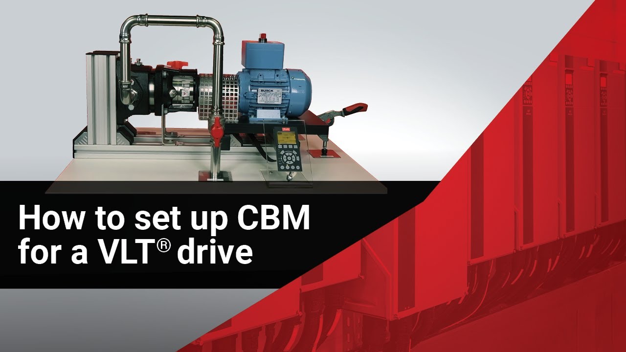 Basic set-up of condition monitoring (CBM) functionality in VLT® drives