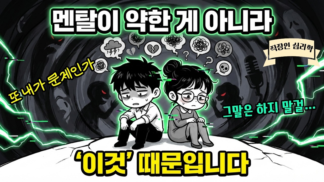 유리멘탈 극복법: 자존감 낮은 직장인이 반드시 알아야 할 3가지 심리 훈련 | 직장인 | 심리 | 위로 | | 자기계발 | 마음근육 체육관