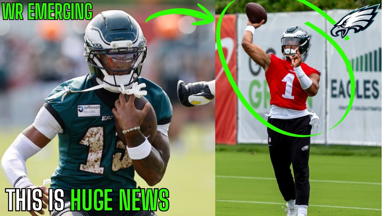 The Philadelphia Eagles Training Camp Highlights Were NASTY Today... Jalen Hurts Wicks