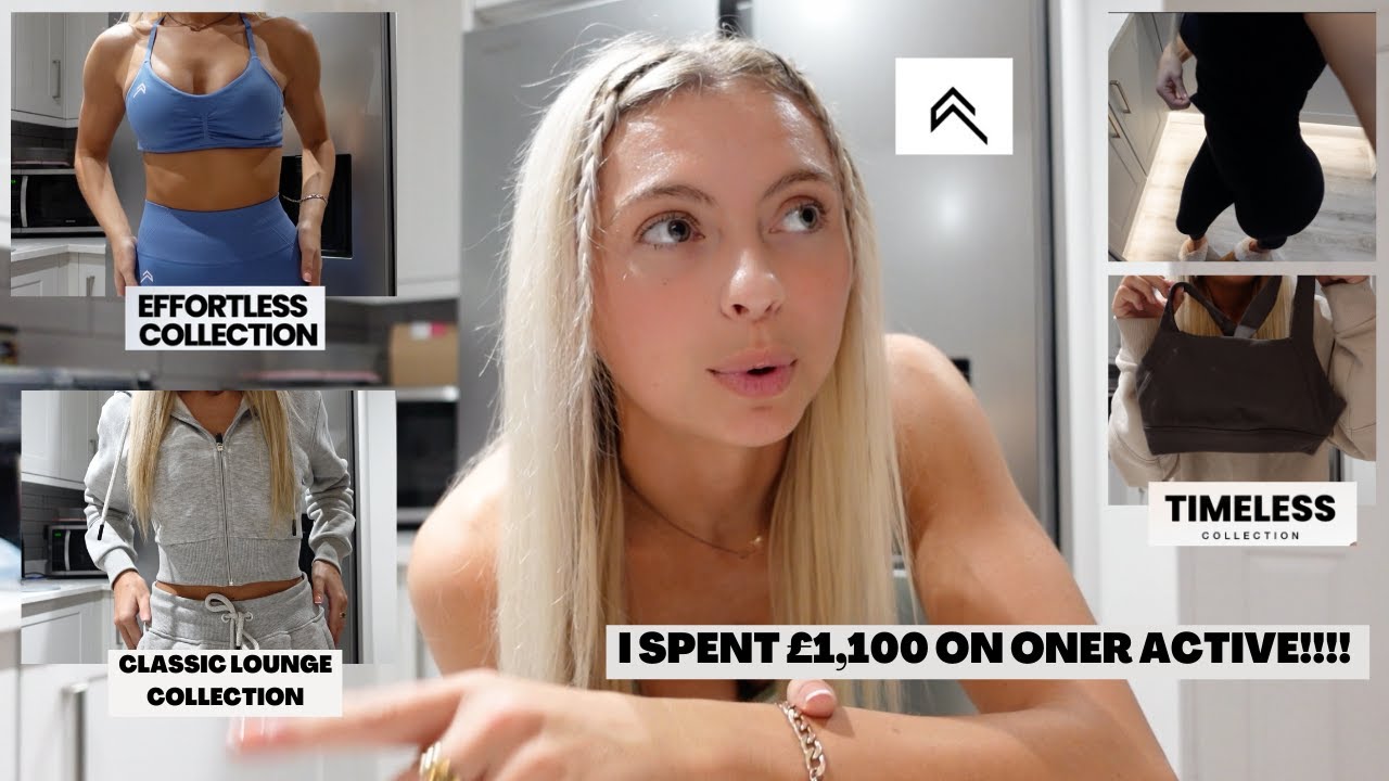 I spent £1,100 on Oner Active | TRY ON HAUL (Effortless Restock, Black Friday & Timeless Collection)