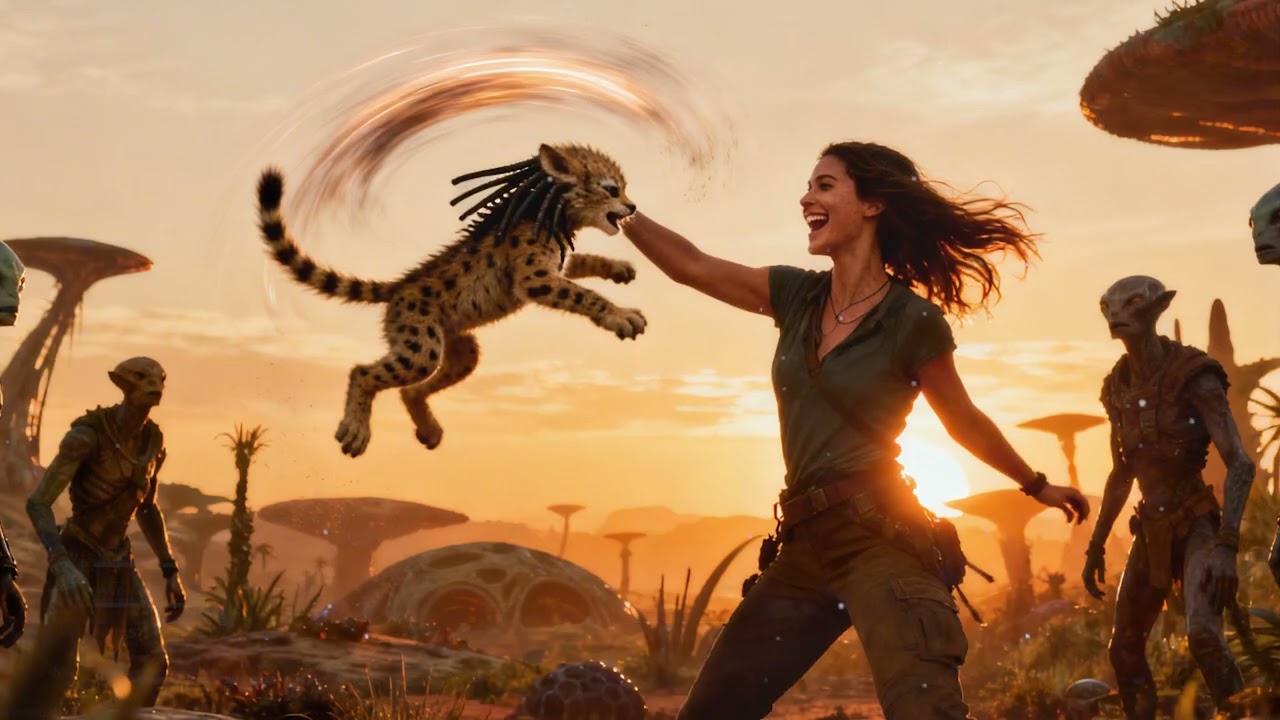The Predator Cub Jumped at the Human&rsquo;s Legs | She Caught It Mid Air and Spun Around Laughing HFY