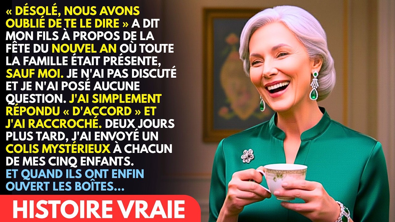 AU DÎNER DU NOUVEL AN, TOUS SE SONT RÉUNIS… ILS ONT « OUBLIÉ » DE M’INVITER. J’AI FA…