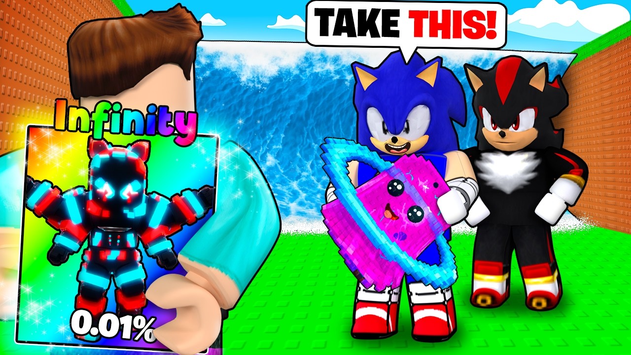 PRETENDING TO BE A NOOB, THEN GIVING AWAY INFINITY BRAINROTS !!
