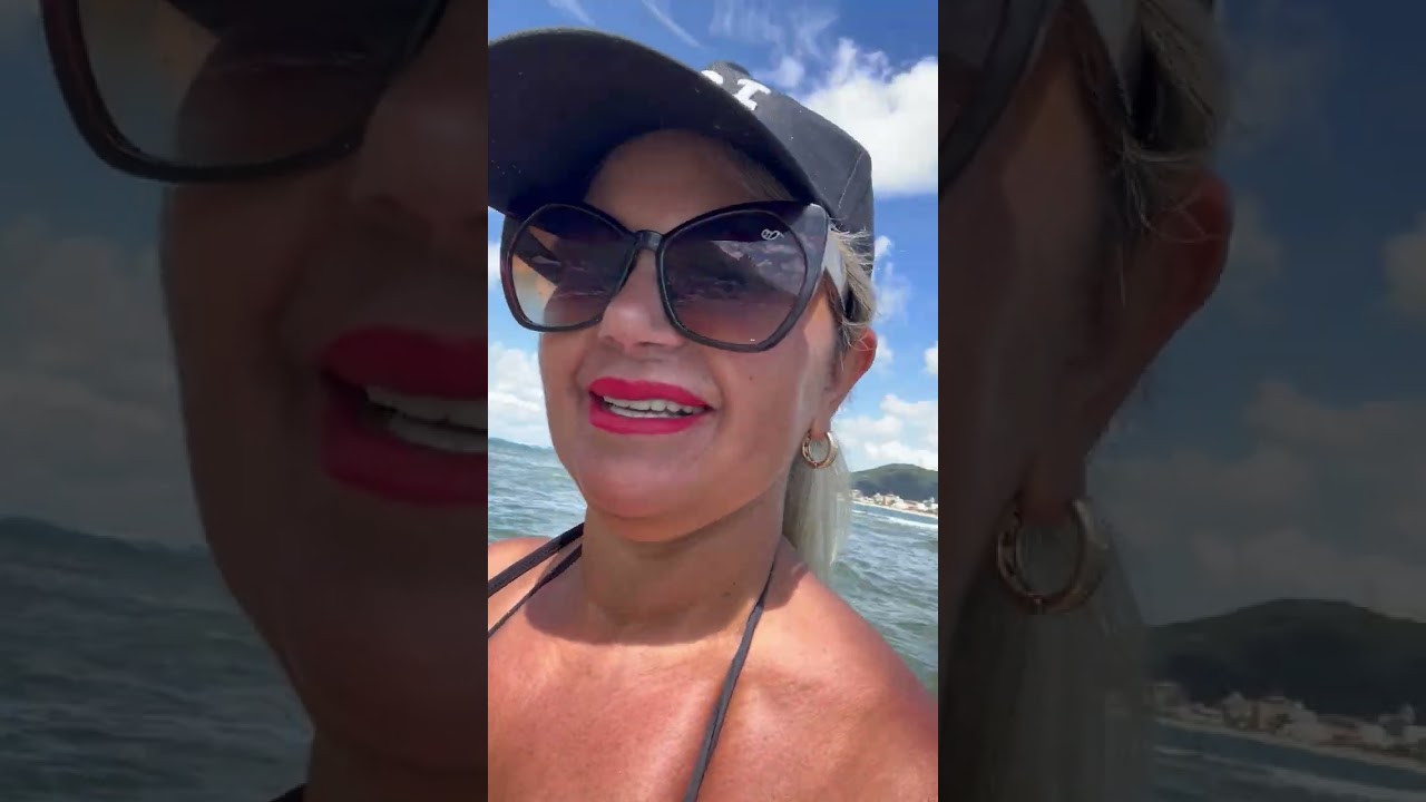 Amo caminhar pela praia!.