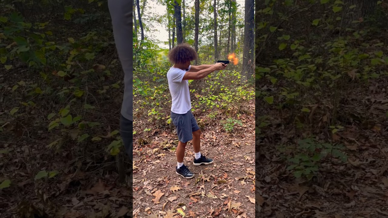 Этот пистолет ТАКОЙ ГРОМКИЙ😵&zwj;💫🔥 .357 sig #cme #glock