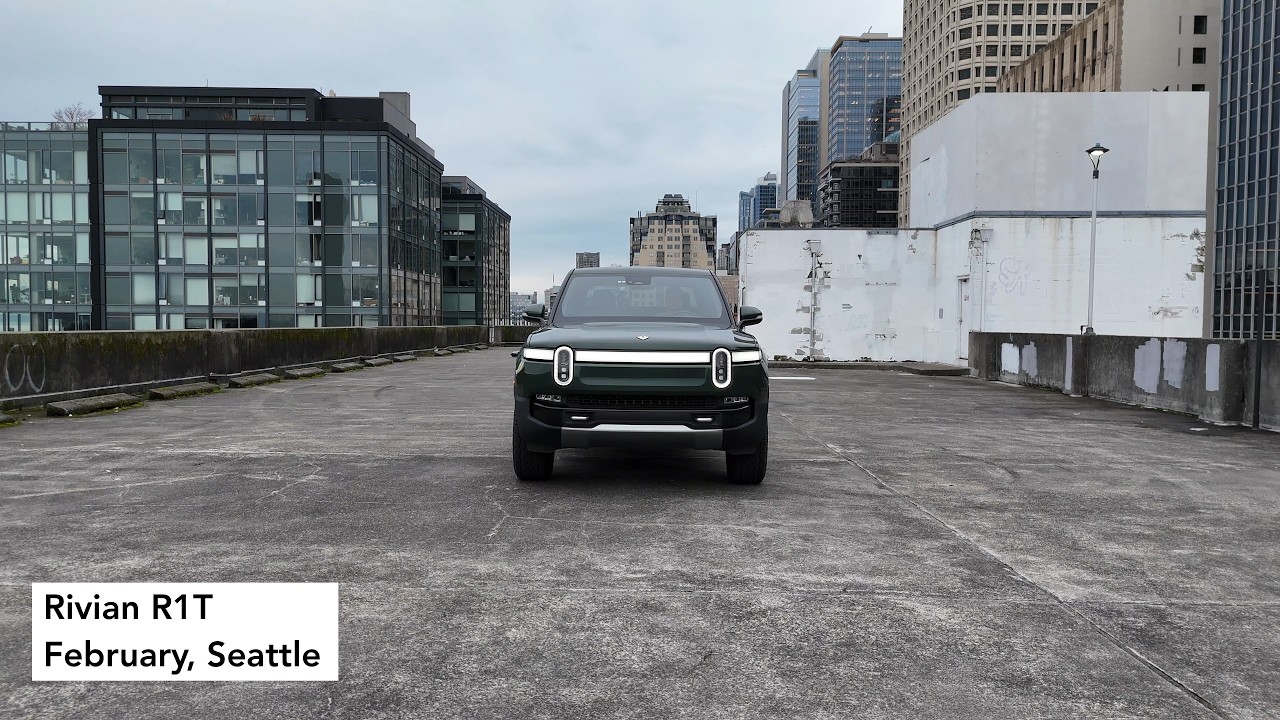 Rivian R1T - February, Seattle