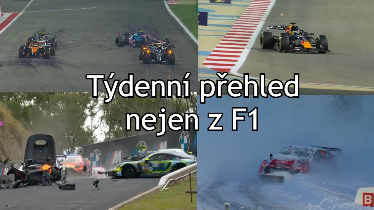 Týdenní přehled nejen z F1