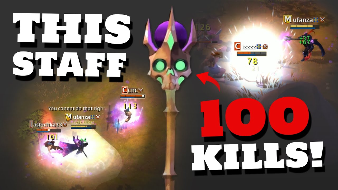 I accumulated 100 kills with this weapon in Albion Online