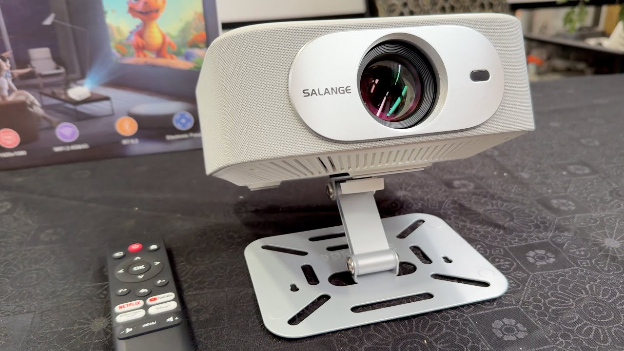 Projector with Wifi Bluetooth 4K, Auto Keystone/Electric Focus, Smart Android 13 NTV, 400 ANSI Lumen