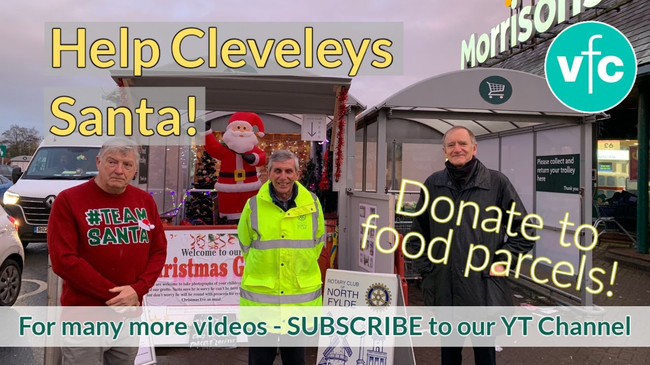Help Cleveleys Santa to Feed Locals with Food Parcels
