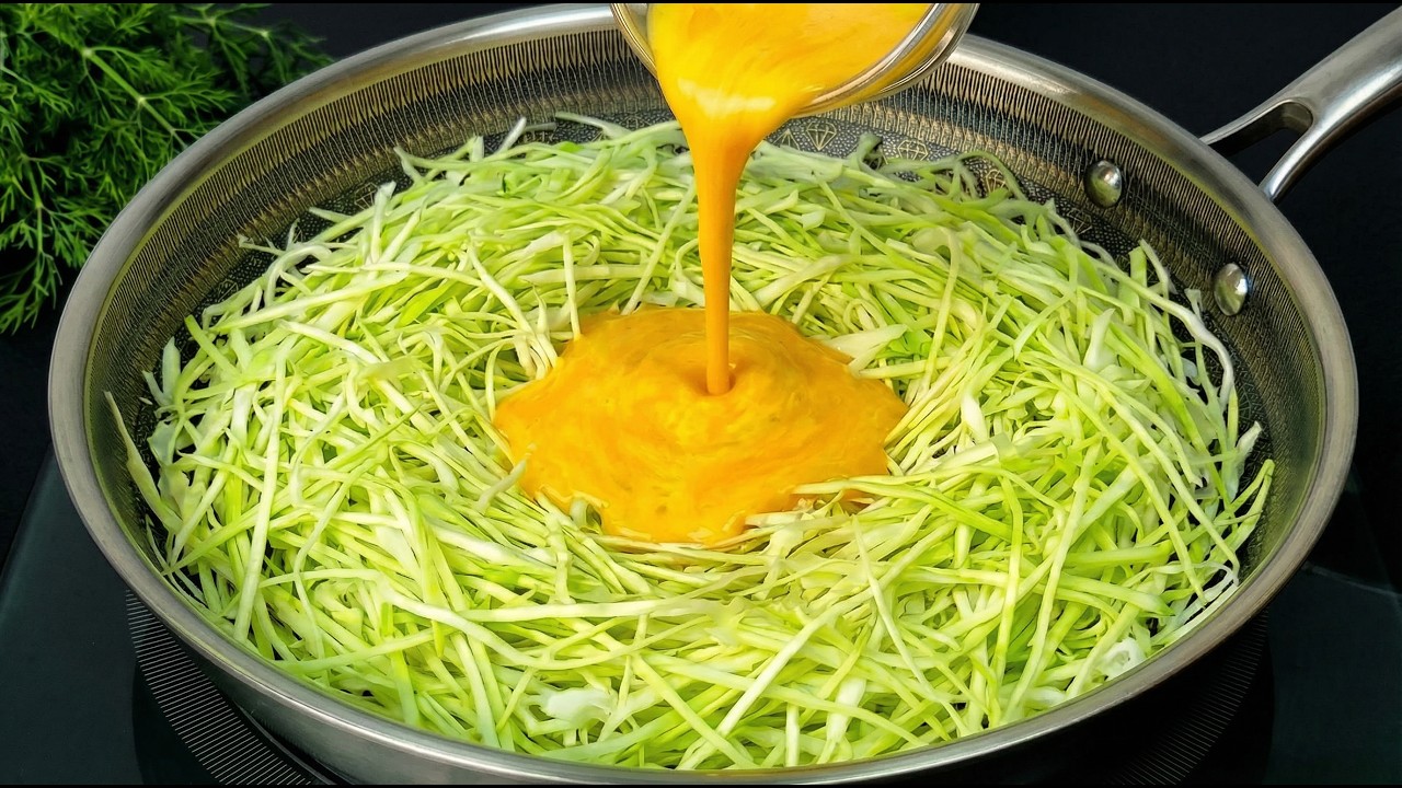 Kohl mit Eiern schmeckt besser als Fleisch! Einfach & so lecker
