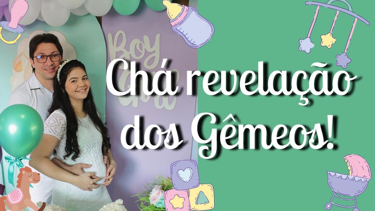 Chá Revelação dos Gêmeos- Stefanny e Miquéias