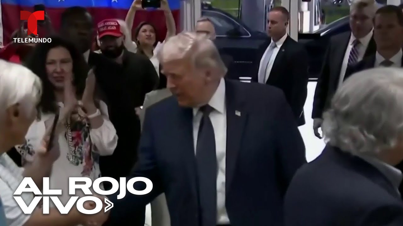 Donald Trump sorprende con visita a restaurante venezolano en Doral