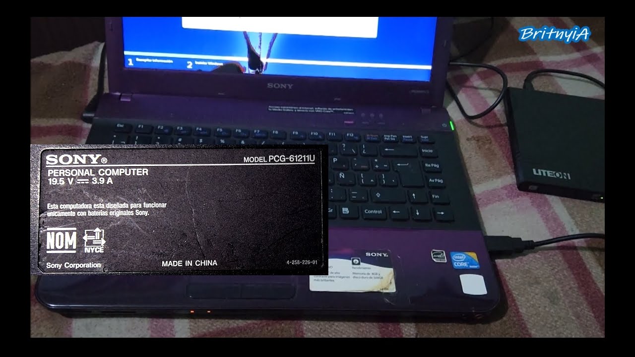 Compostura de Laptop Sony serie E (PCG - 61211U)