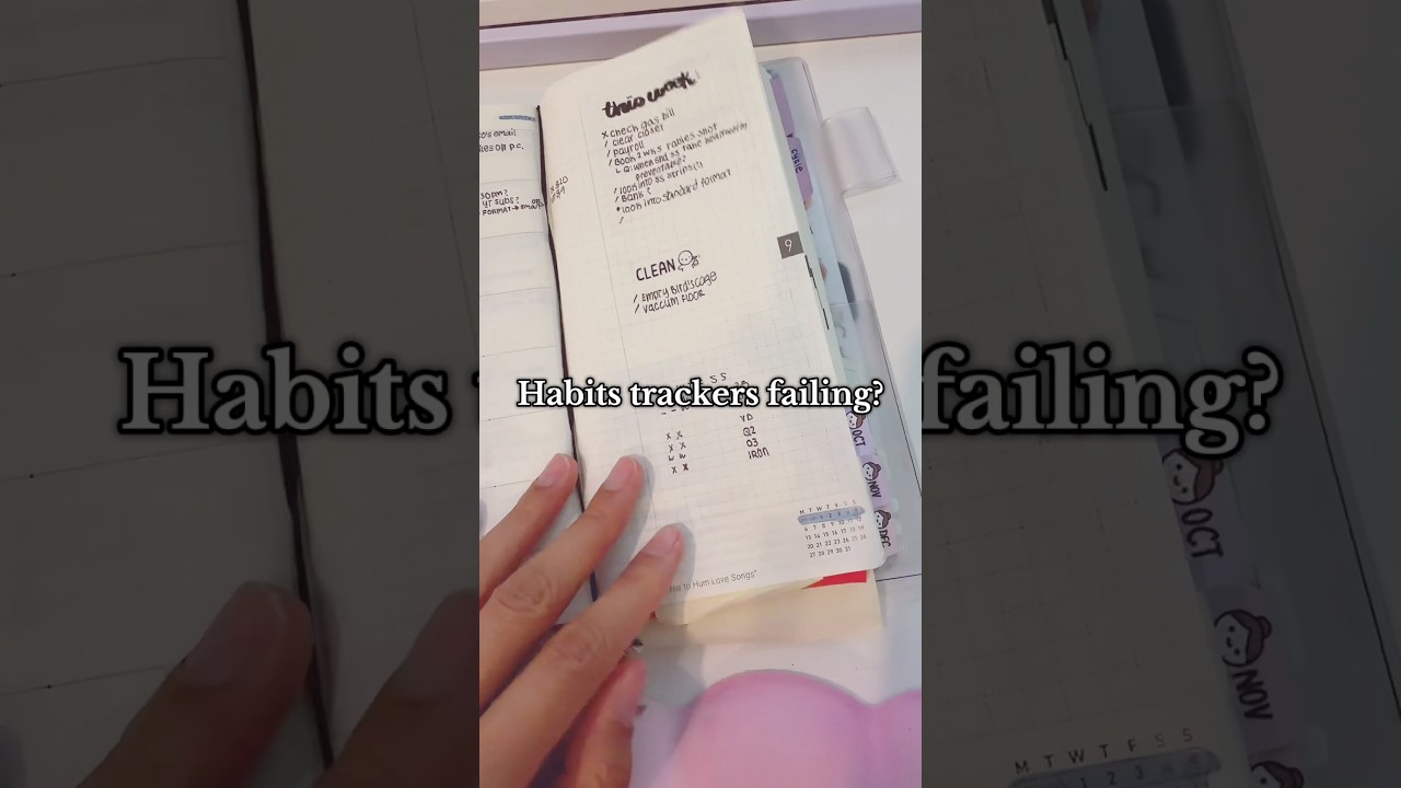 Habit Tracker Hack That Actually Works | Simple Planning Tip  #journal #plannertips