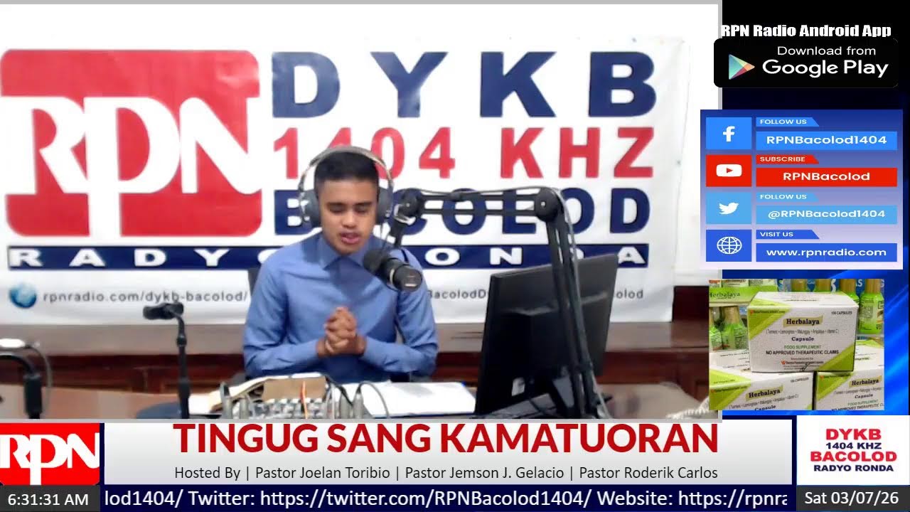 TINGUG SANG KAMATUORAN  | MARCH. 7.2026