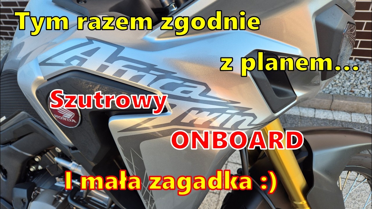 HONDA AfricaTwin CRF1000 DCT - przewidywalnie👌 czyli zawory, fajki, serwis olejowy i test szutrowy 🙃