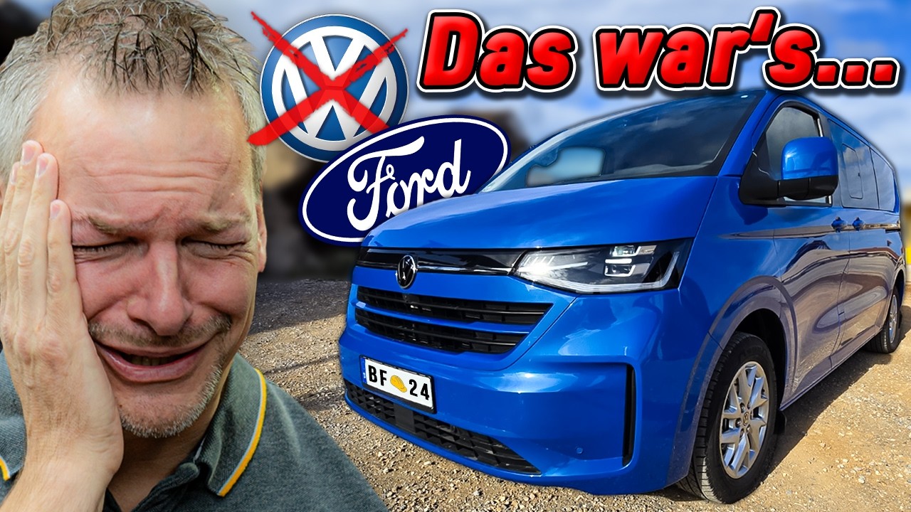 ENDE EINER IKONE? NEUER VW TRANSPORTER auf FORD TRANSIT BASIS im TEST mit 286 PS!