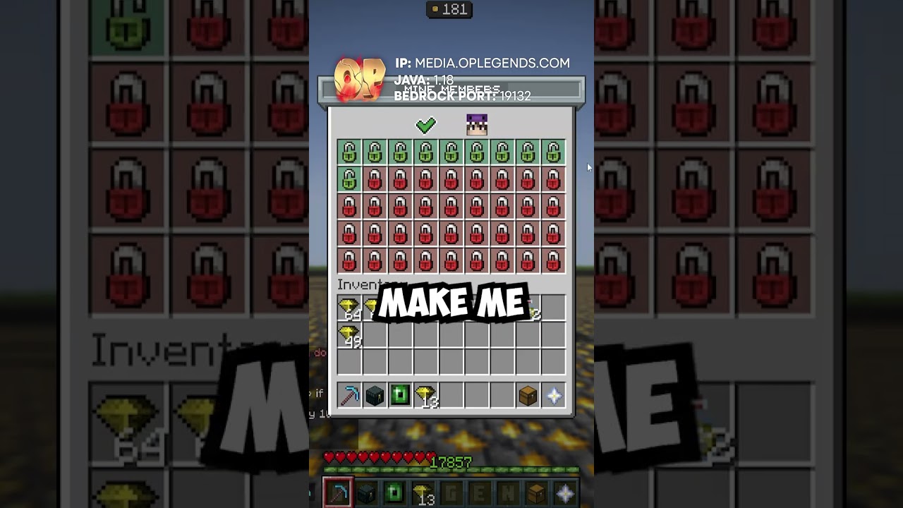 help me become the RICHEST PLAYER on the biggest MINECRAFT OP PRISONS SERVER...