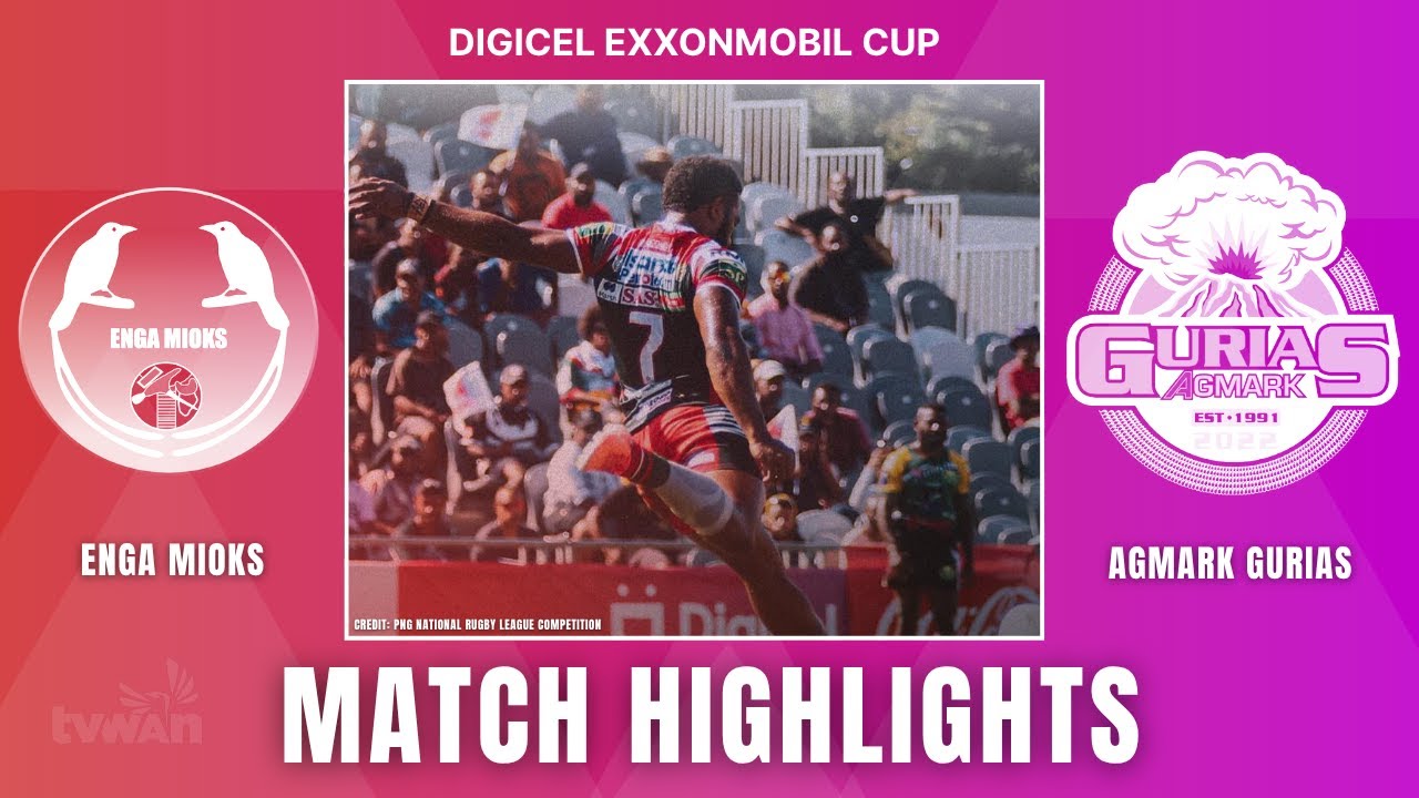 Enga Mioks vs Agmark Gurias | Match Highlights | Digicel ExxonMobil Cup | Amazing Round